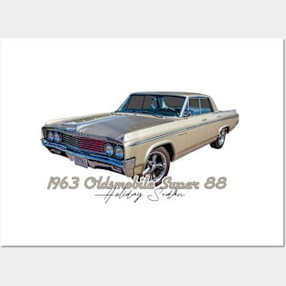 1963 Oldsmobile Super 88 Holiday Sedan Posters and Art